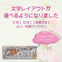 画像をギャラリービューアに読み込む, 文字レイアウトが選べる