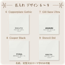 画像をギャラリービューアに読み込む, 名入れデザイン6~9