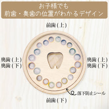 画像をギャラリービューアに読み込む, お子様でも前歯・奥歯の位置が分かるデザイン