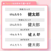 画像をギャラリービューアに読み込む, フォントをお好みで選べます